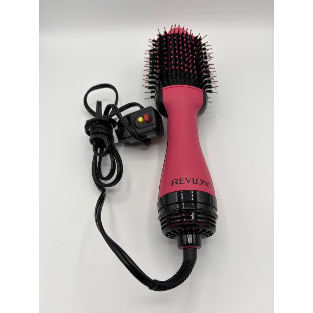Revlon One-Step Hair Dryer and Volumizer Hot Air Brush Pink Black RVDR5222